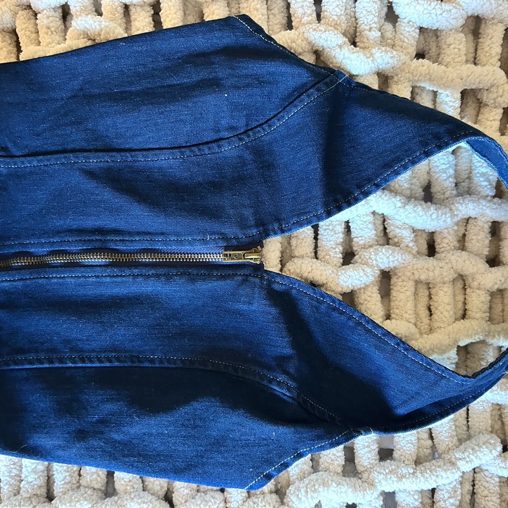 Women's Blue Denim Top